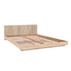 Lit 160x200 sommier inclus Cora Bois blanchi