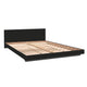 Lit 160x200 sommier inclus Cora Noir