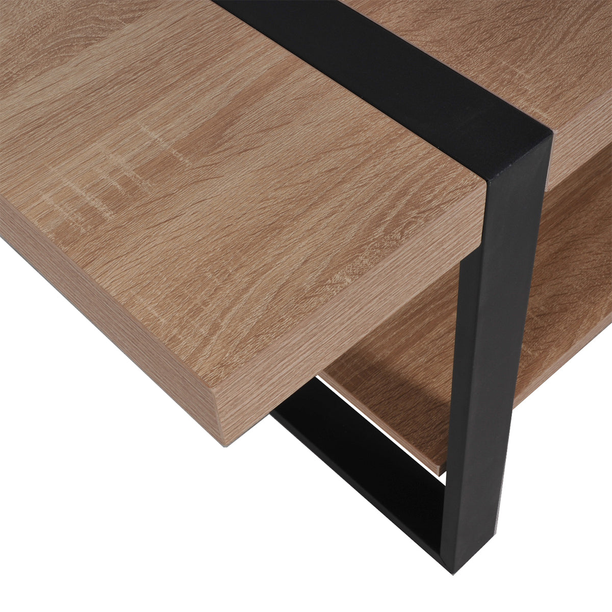 Table basse Olympe Bois et Noir - vue 4
