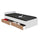 Lit 90x190 tiroirs inclus Orson Bois blanchi et Blanc