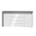 Buffet 2 portes 4 tiroirs LED inclus Teo Blanc et Gris