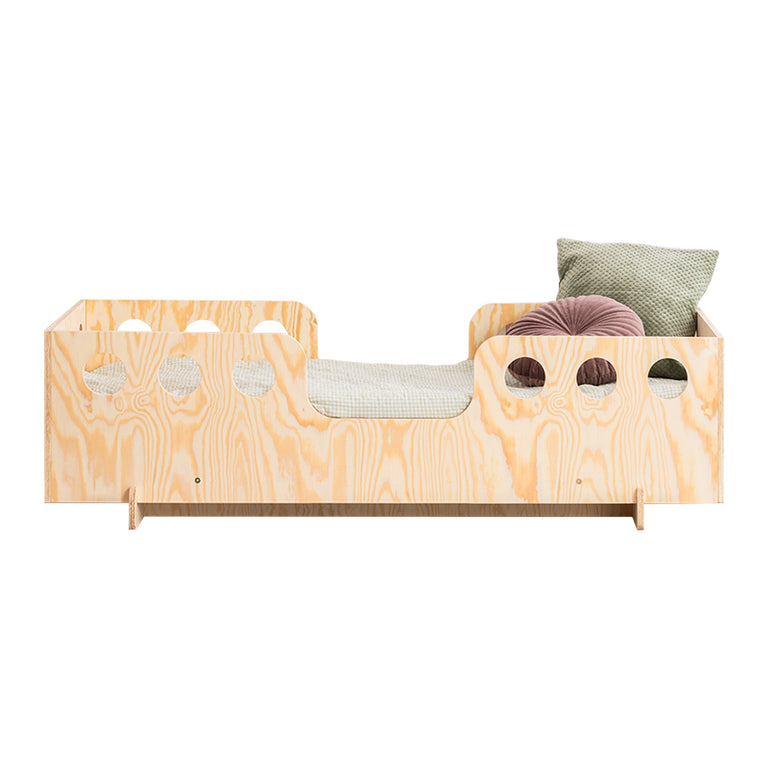 Lit 70x140 sommier inclus Anaïs Bois - vue 2