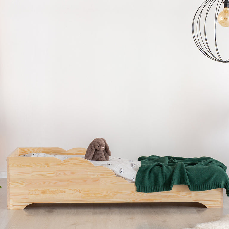 Lit 70x140 sommier inclus Blandine Bois