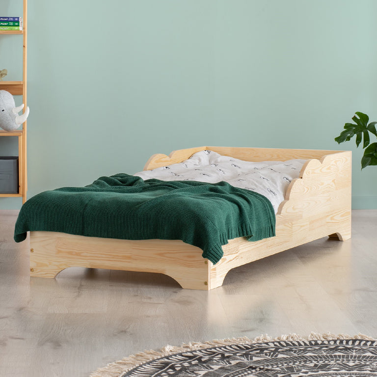 Lit 70x140 sommier inclus Blandine Bois - vue 3
