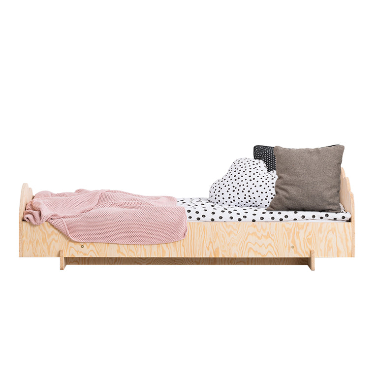 Lit 70x140 sommier inclus Louison Bois - vue 2