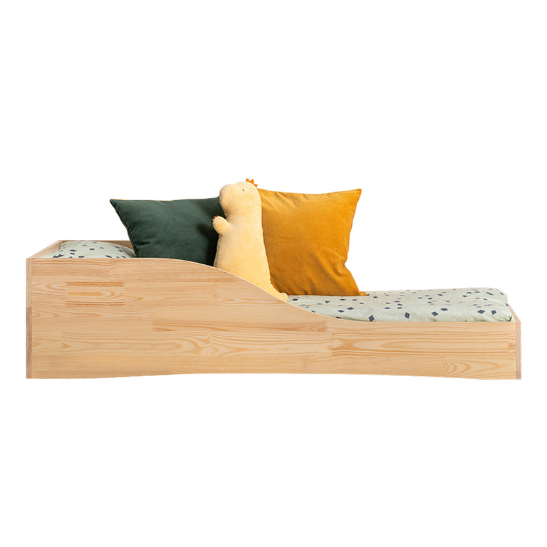 Lit 70x140 sommier inclus Ludmilla Bois - vue 2