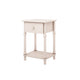 Chevet 1 tiroir Wood Luck Babushka Blanc