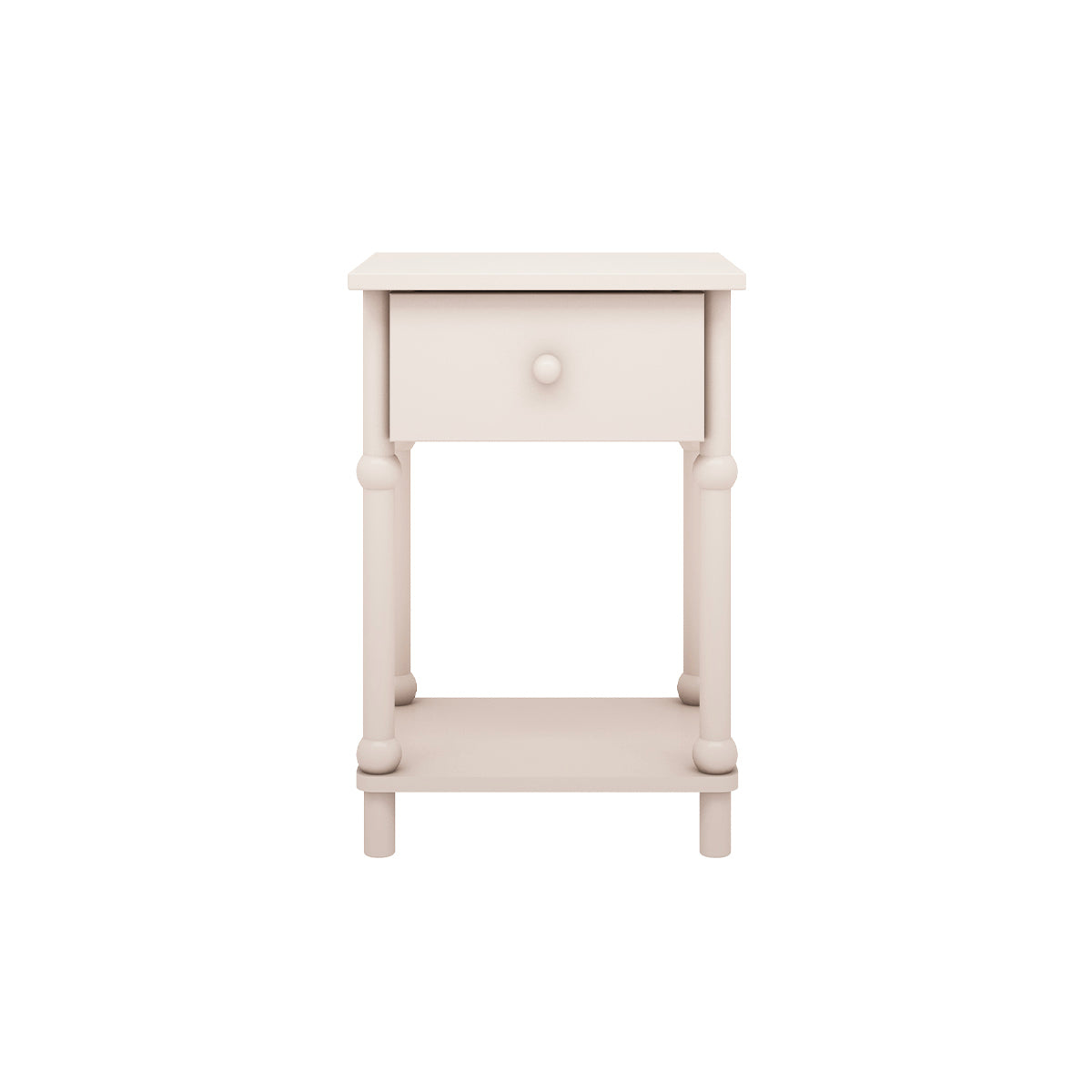 Chevet 1 tiroir Wood Luck Babushka Blanc - vue 2