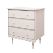 Commode 3 tiroirs Wood Luck Babushka Blanc