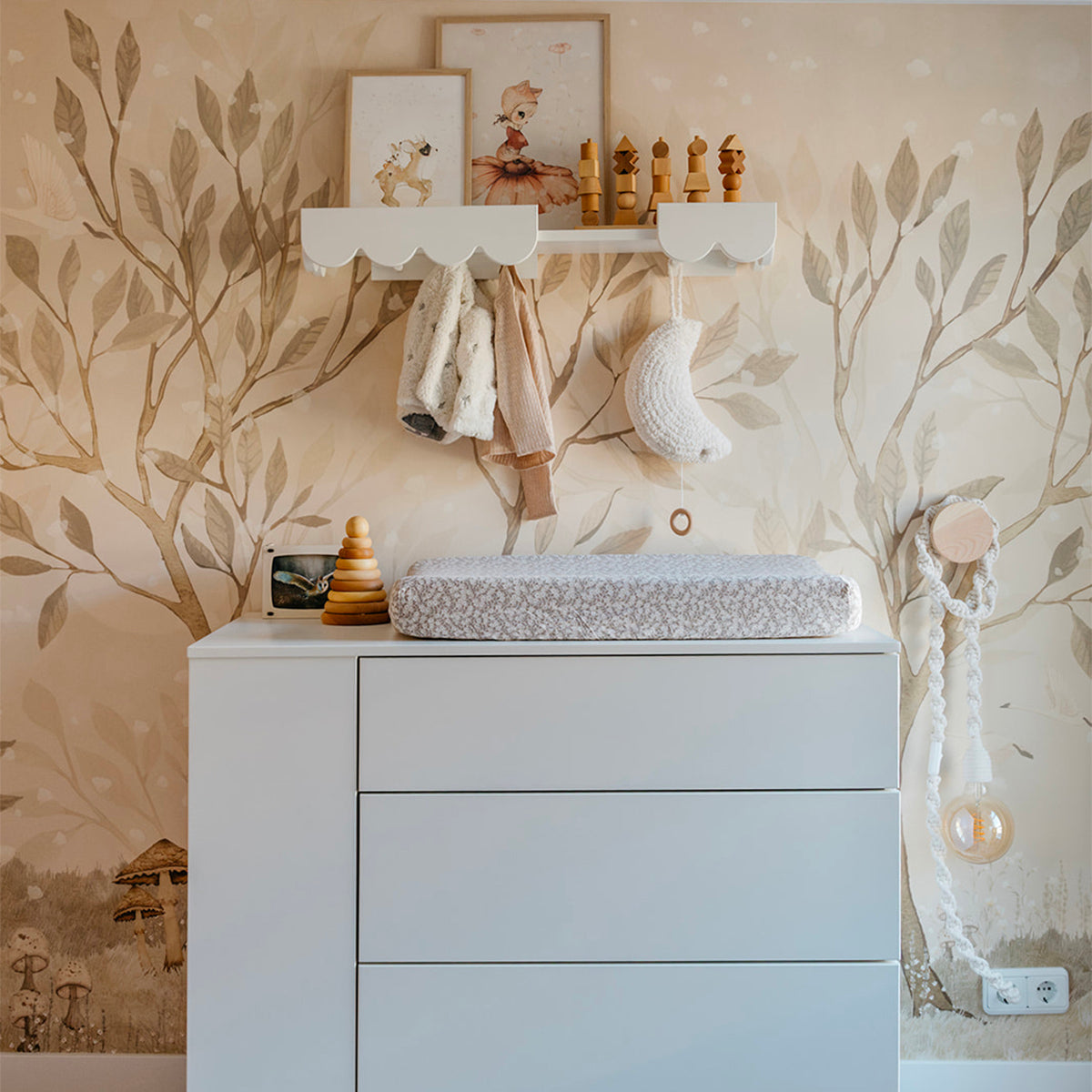 Etagère murale Wood Luck Babushka Blanc - vue 4