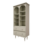 Bibliothèque 2 tiroirs Wood Luck Babushka Olive