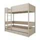 Lit superposé 90x200 sommiers et tiroir inclus Wood Luck Babushka Olive