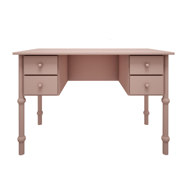 Bureau 4 tiroirs Wood Luck Babushka Rose - vue 2