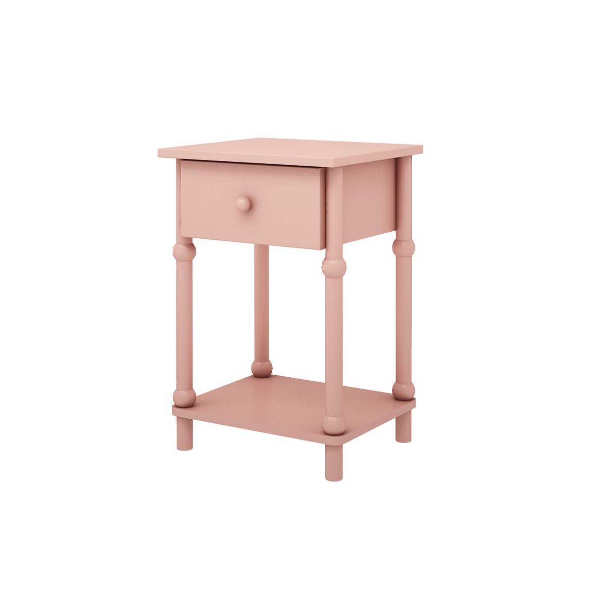 Chevet 1 tiroir Wood Luck Babushka Rose