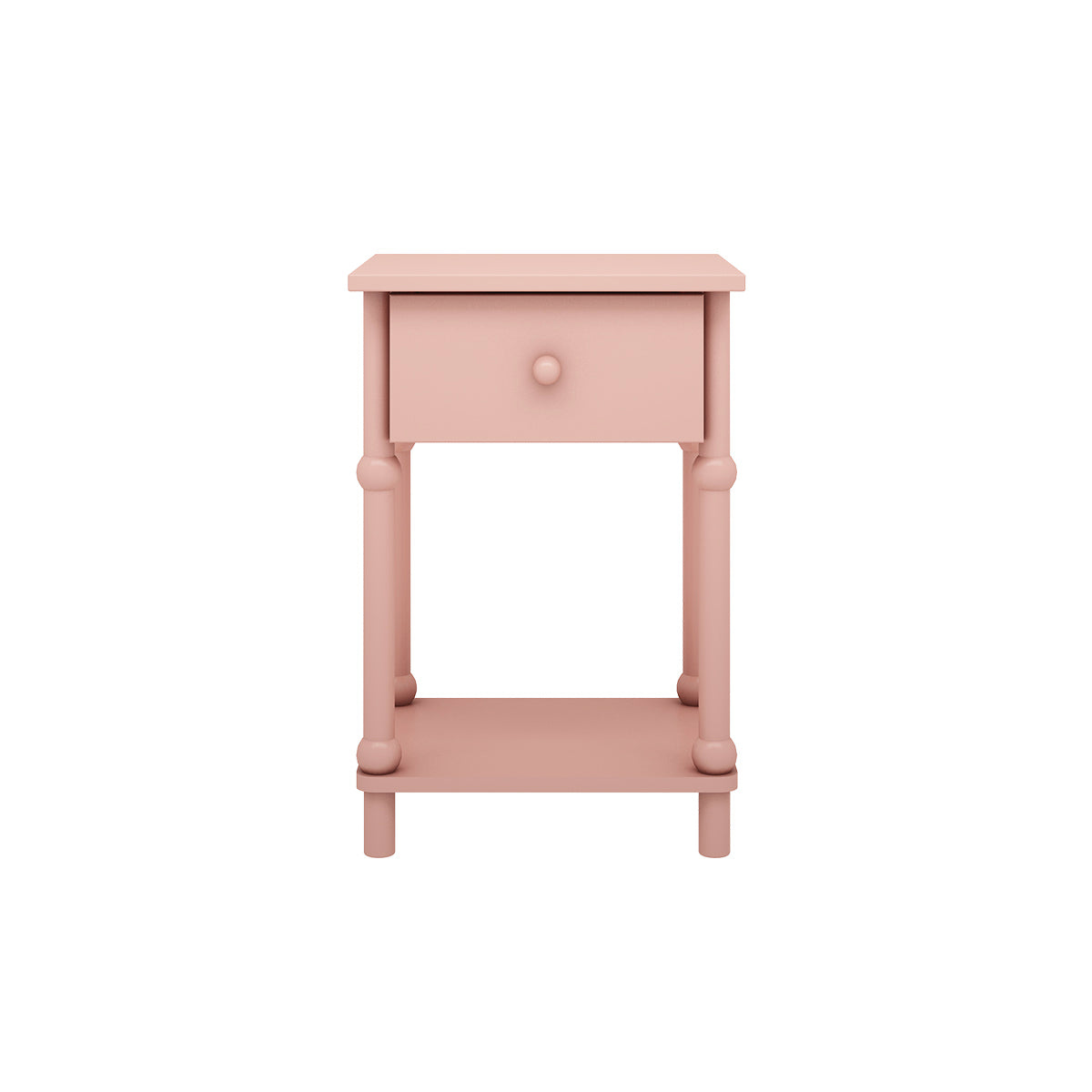 Chevet 1 tiroir Wood Luck Babushka Rose - vue 2