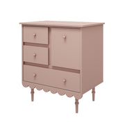 Commode 3 tiroirs 1 porte Wood Luck Babushka Rose