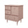 Commode 3 tiroirs 1 porte Wood Luck Babushka Rose