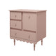 Commode 3 tiroirs 1 porte Wood Luck Babushka Rose