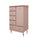 Commode 5 tiroirs 1 porte Wood Luck Babushka Rose