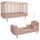 Lit évolutif 70x140 Wood Luck Babushka Rose