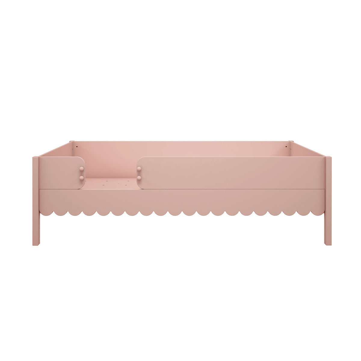 Lit 90x200 barrière et sommier inclus Wood Luck Babushka Rose - vue 2