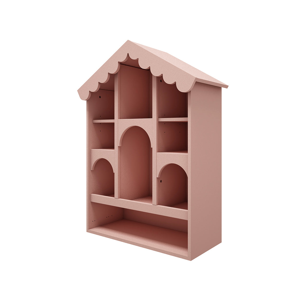 Bibliothèque Wood Luck Babushka Rose
