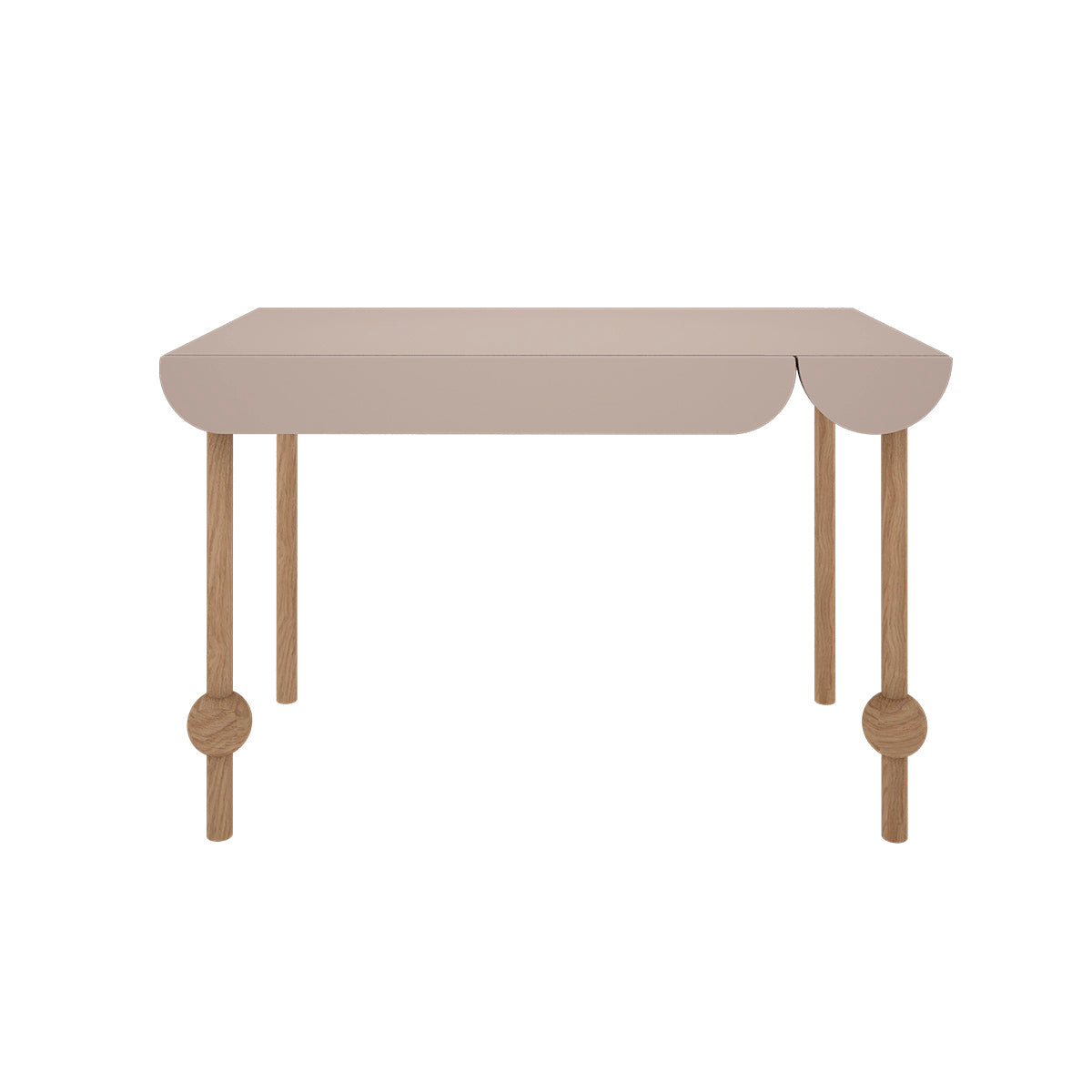 Bureau 1 tiroir Wood Luck Bloom Cachemire et Bois - vue 2