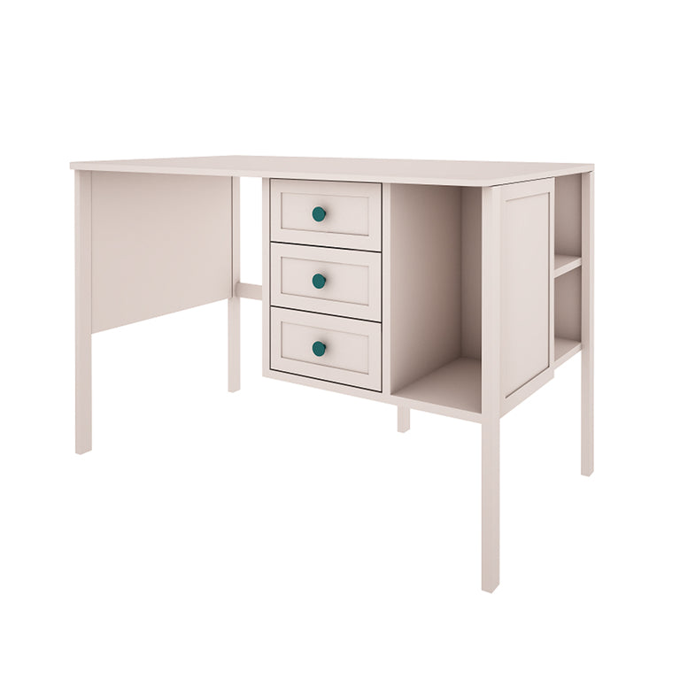 Bureau 3 tiroirs Wood Luck Gabriel - Cachemire - vue 3
