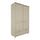 Armoire 2 portes 1 tiroir Wood Luck Gabriel - Vert Eucalyptus