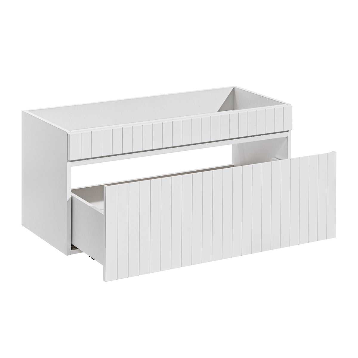 Meuble sous-vasque 100cm Zelie Blanc - vue 2