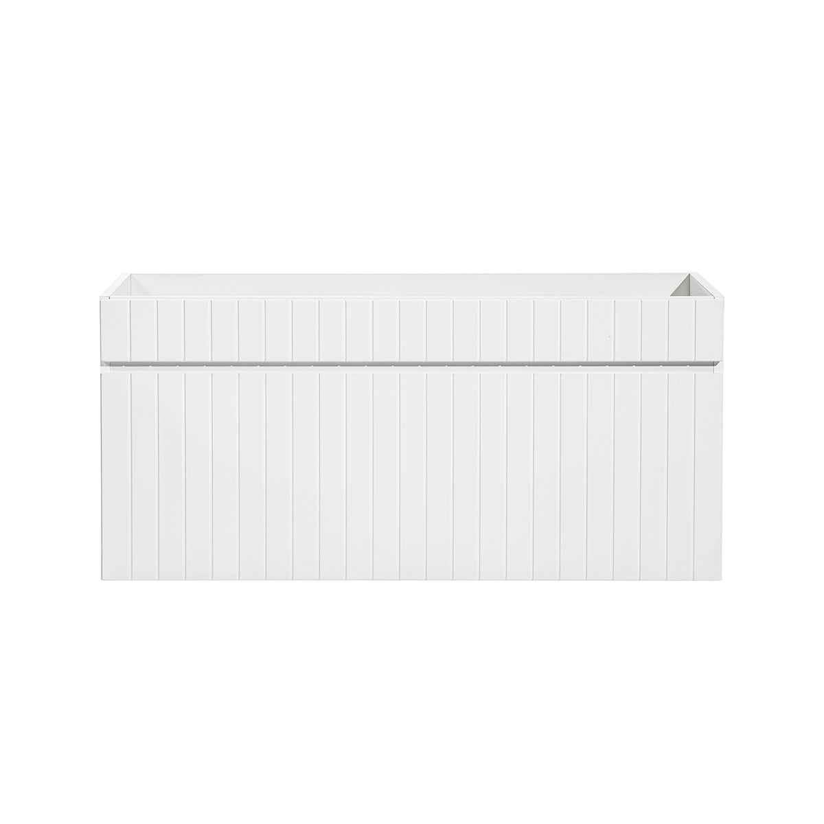 Meuble sous-vasque 100cm Zelie Blanc - vue 3