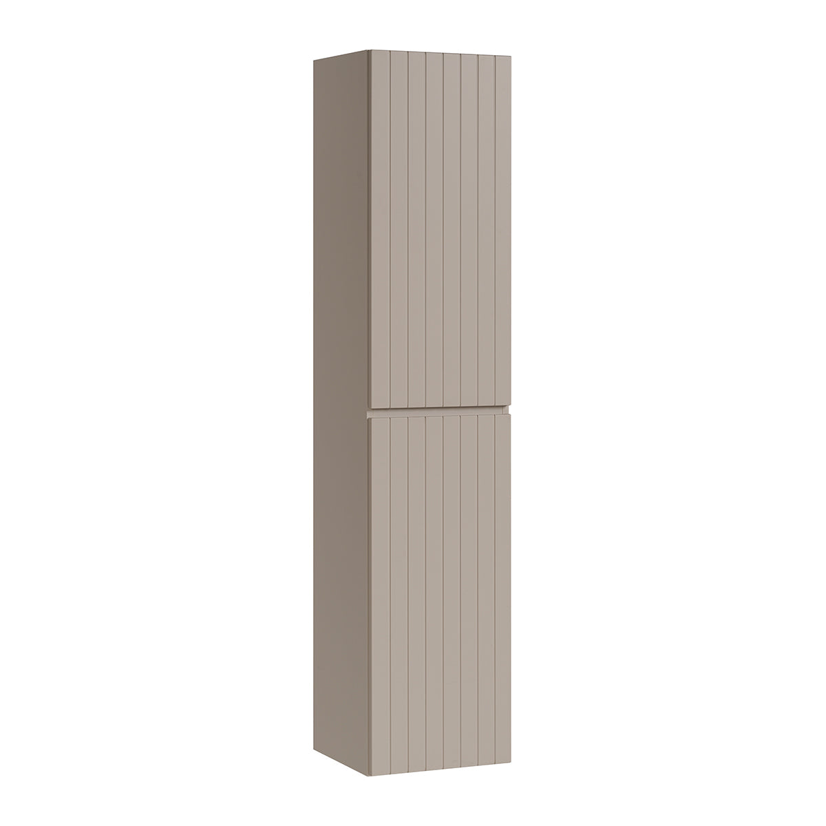 Ensemble meuble simple vasque 80cm et colonne Zelie Cachemire et Bois - vue 6