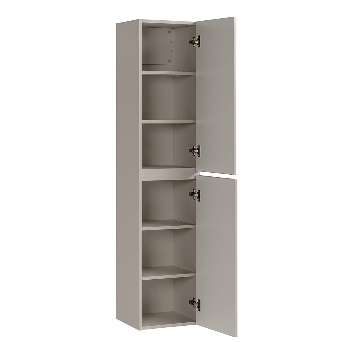 Ensemble meuble simple vasque 80cm et colonne Zelie Cachemire et Bois - vue 5