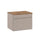 Meuble sous-vasque 60cm plan de toilette Zelie Cachemire et Bois