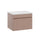 Meuble sous-vasque 60cm plan de toilette Zelie Rose et Blanc