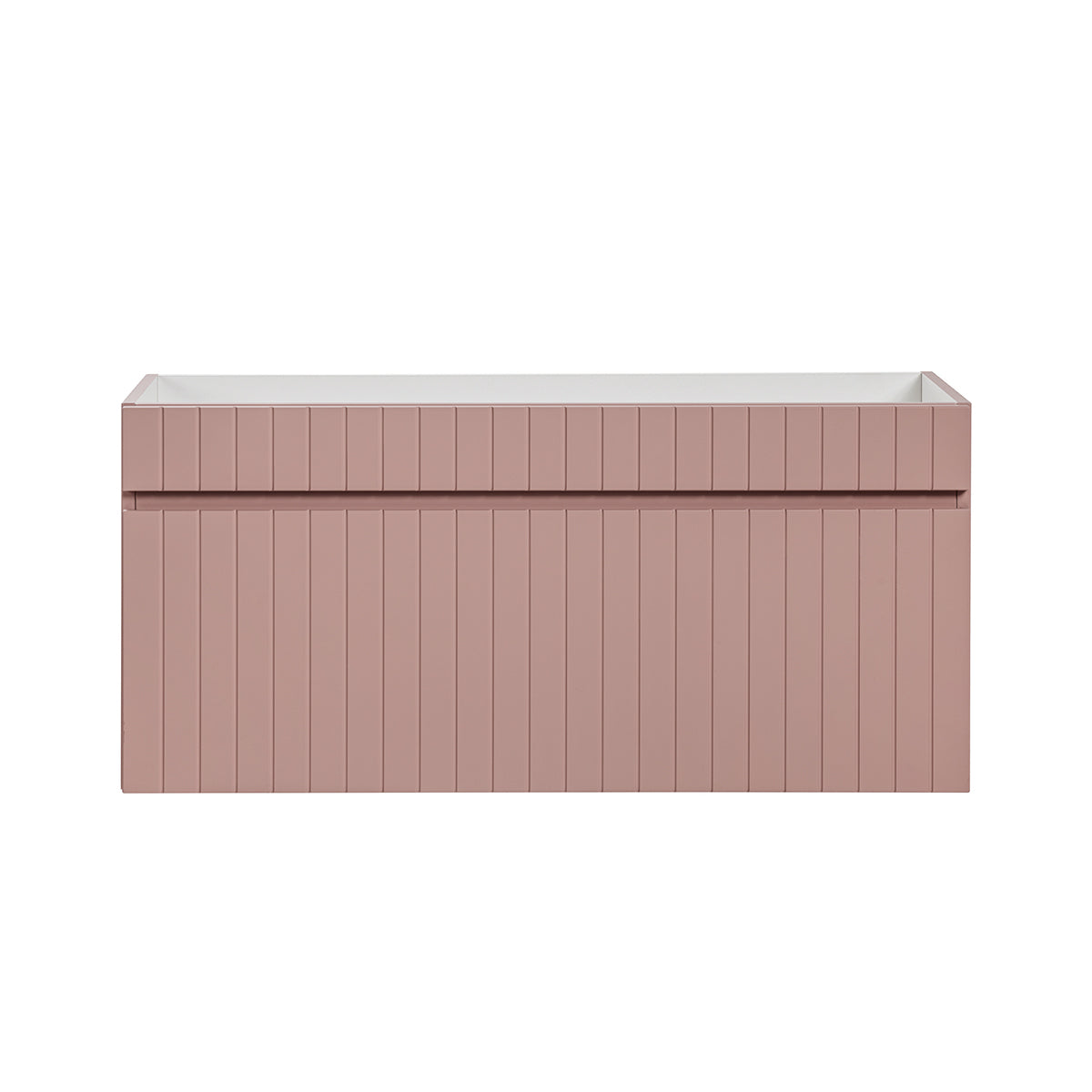Meuble sous-vasque 100cm Zelie Rose - vue 3