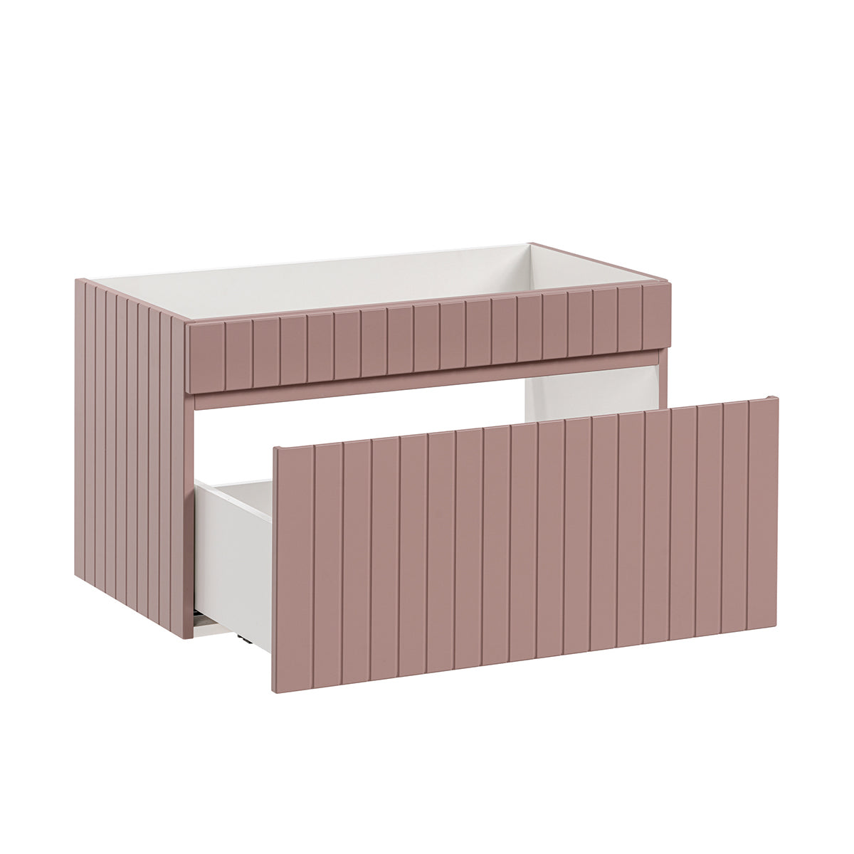 Meuble sous-vasque 80cm Zelie Rose - vue 2